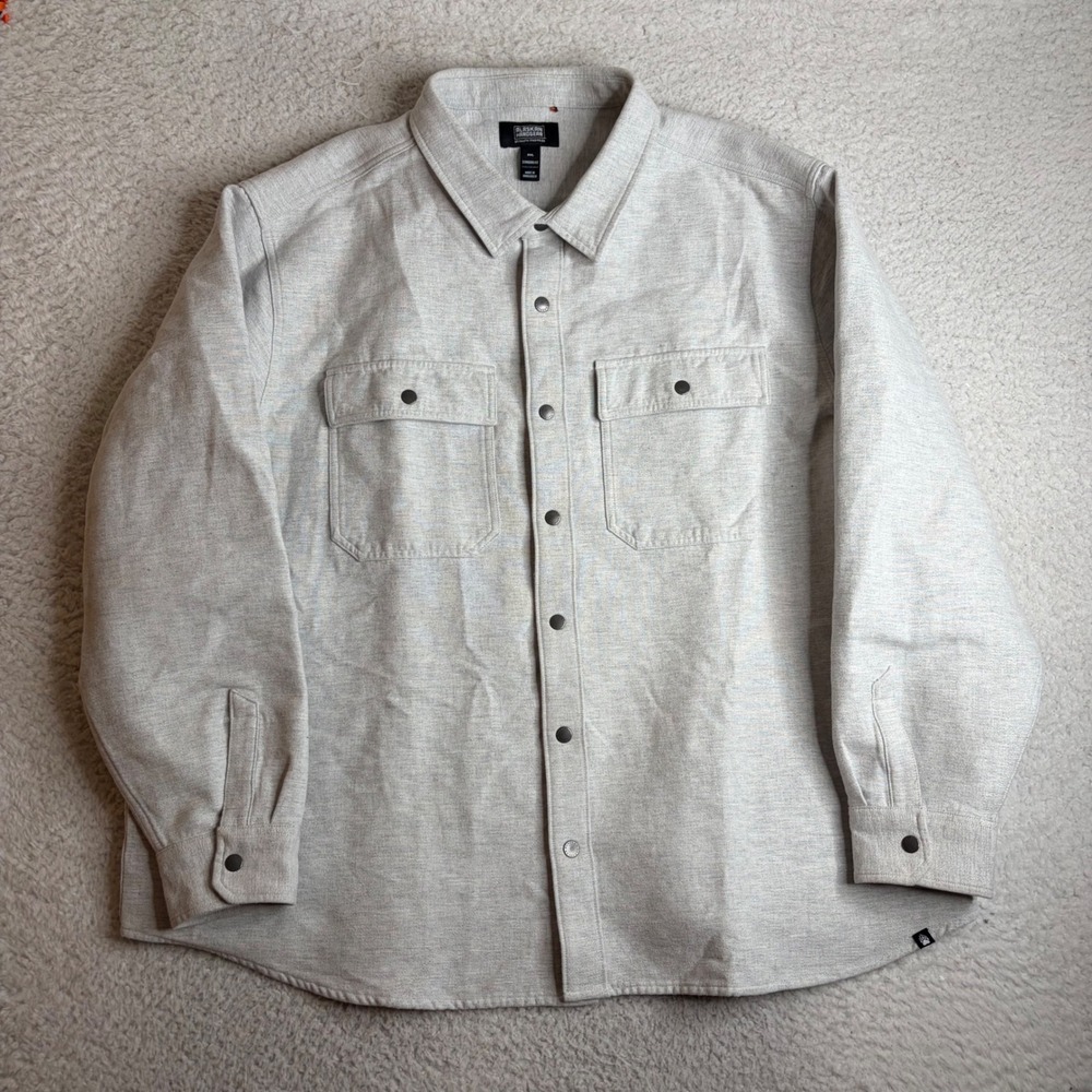 Alaskan Hardgear Duluth Trading Co  Crosshaul overshirt Mens 3XL Gray Work Shirt
